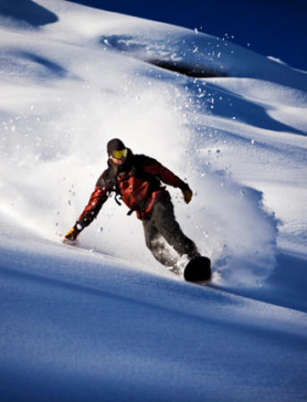 snowboarding